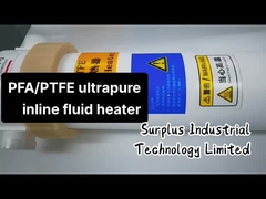 Ultrapure ρευστές θερμάστρες θερμαστρών PFA/PTFE Fluorolymer ευθύγραμμες χημικές, σε απευθείας σύνδεση θερμάστρες
