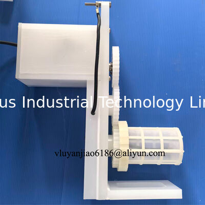 Mini PP Electroplating Barrel 60*100mm With Single Basket For Small Electroplating Tank