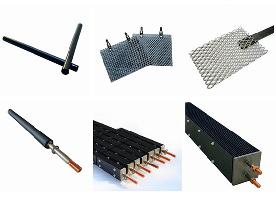 Acid Washing Rutheium Iridium Oxide Plating Basket , Anode MMO Coated