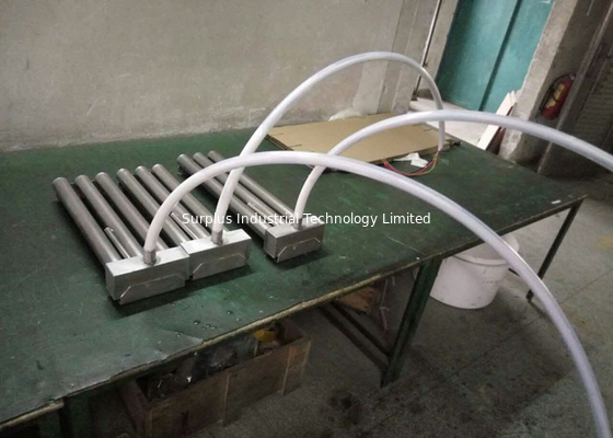 L Shaped SUS316 Over The Side Heaters With Flexible Riser