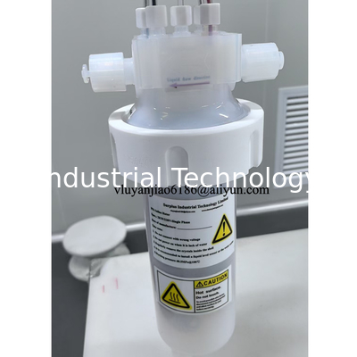 Μονόσωμα θερμαντήρα PTFE στερέωμα PFA Inline χημικός θερμαντήρας 220V 2KW για ημιαγωγούς